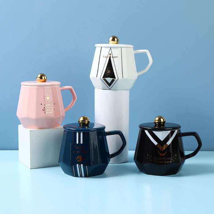 450ml/15.2fl.oz. Creative Planet Ceramic Cup