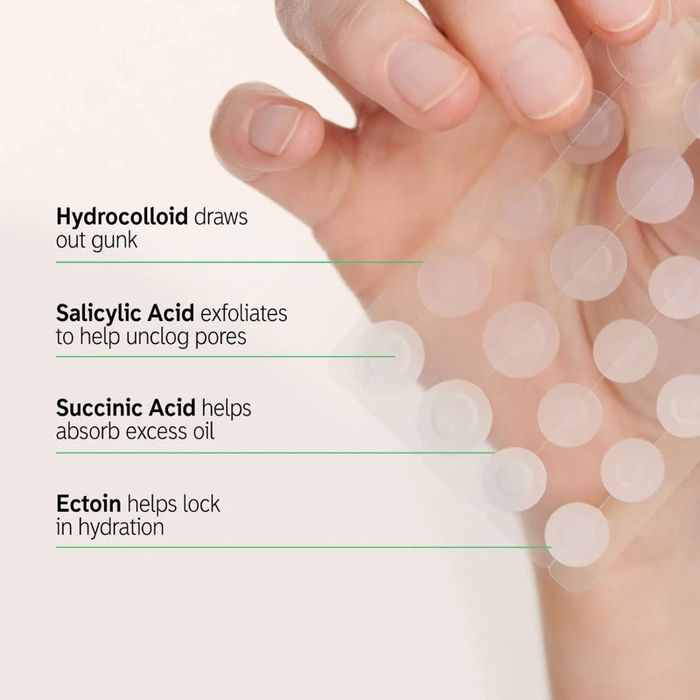 THE INKEYLIST- HYDROCOLLOID INVISIBLE PIMPLE PATCHES