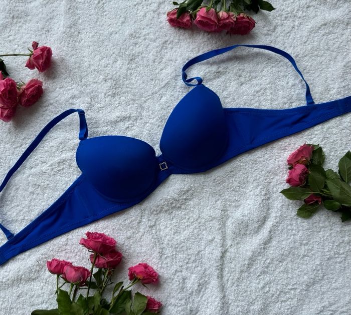Bra push up Blue