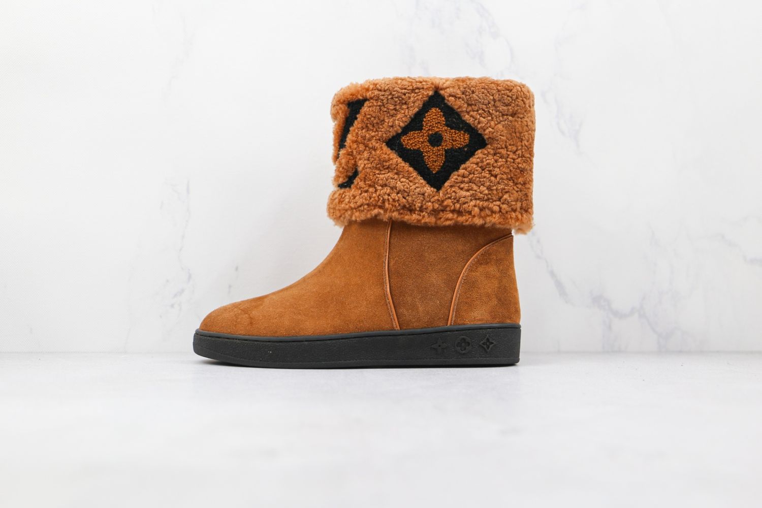 LOUIS VUITTON Snowdrop Snow Boots Women's Yellow