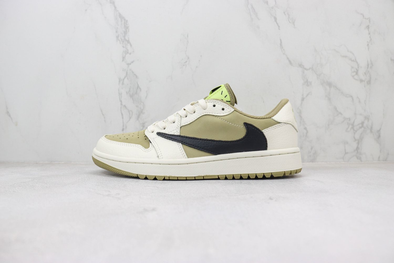 Jordan 1 Retro Low Golf Travis Scott Neutral Olive
