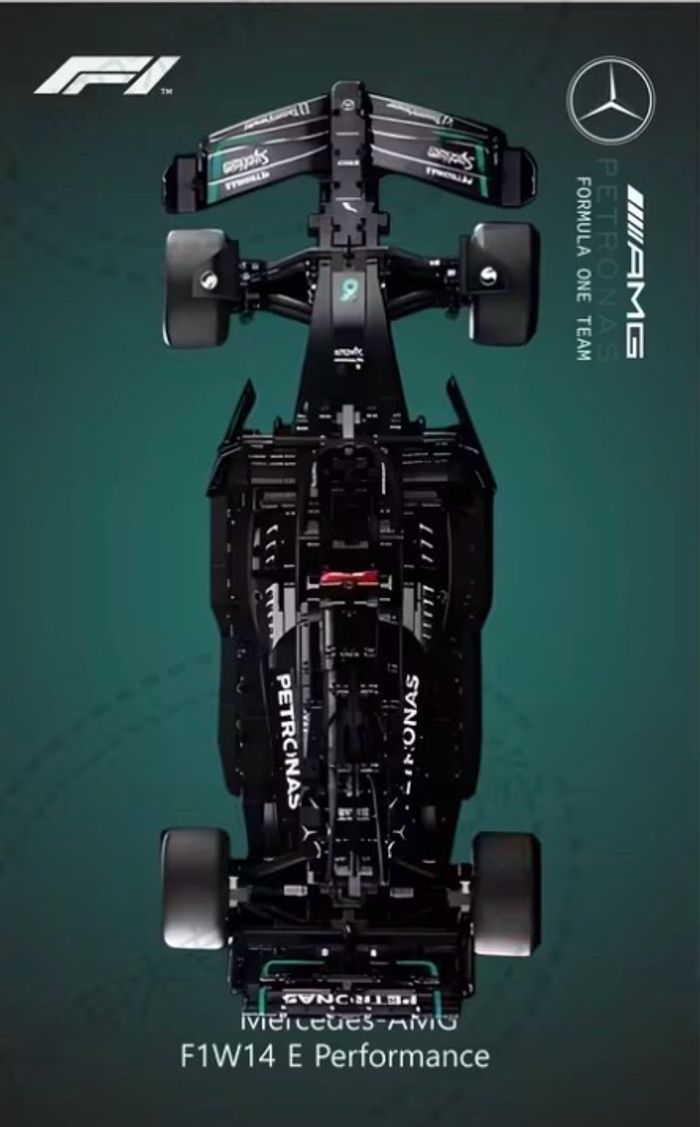 Mercedes Benz F1 frame гэрэл асдаг