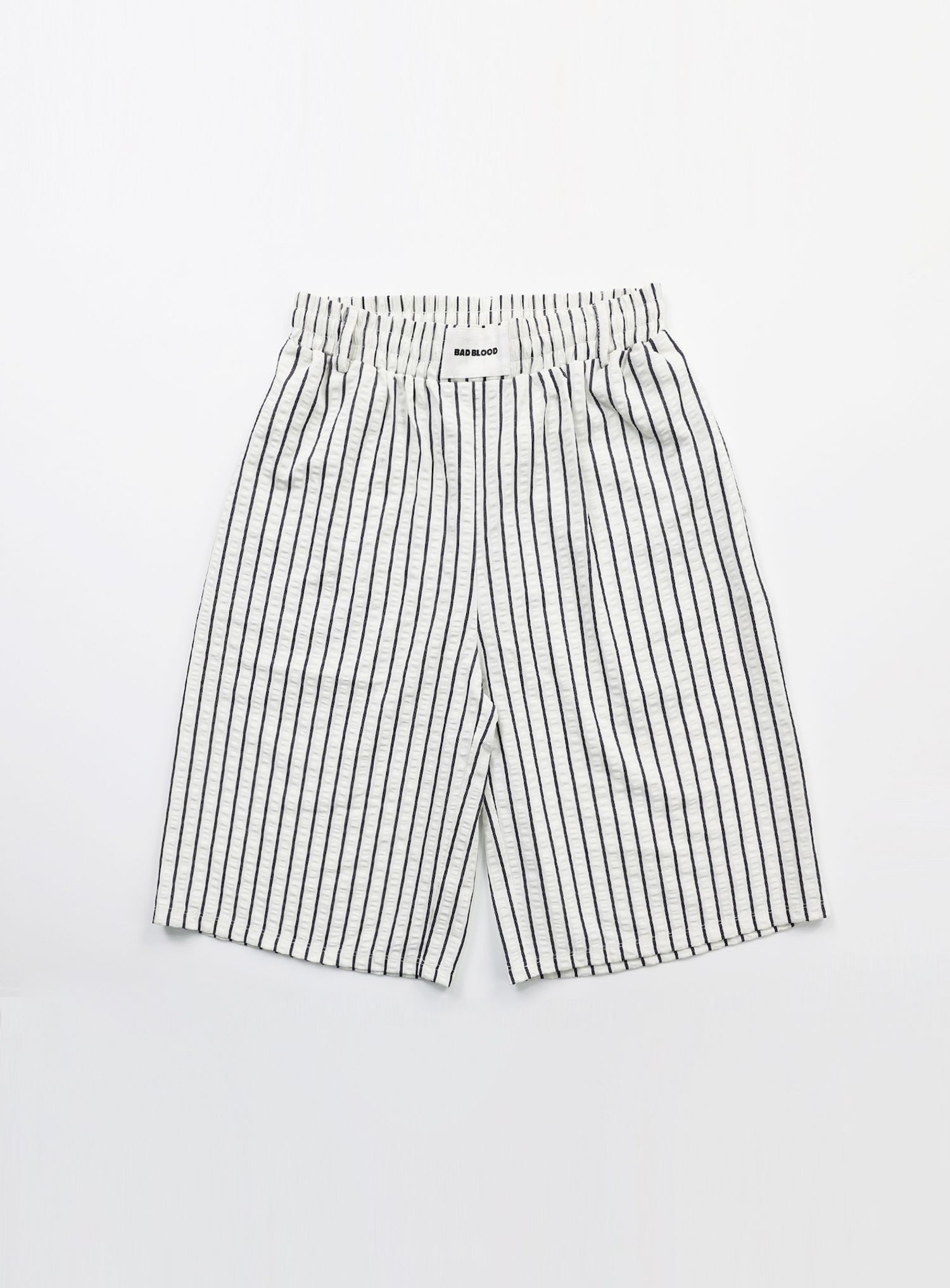 AJ Easy Bermuda Pants - White/Stripes