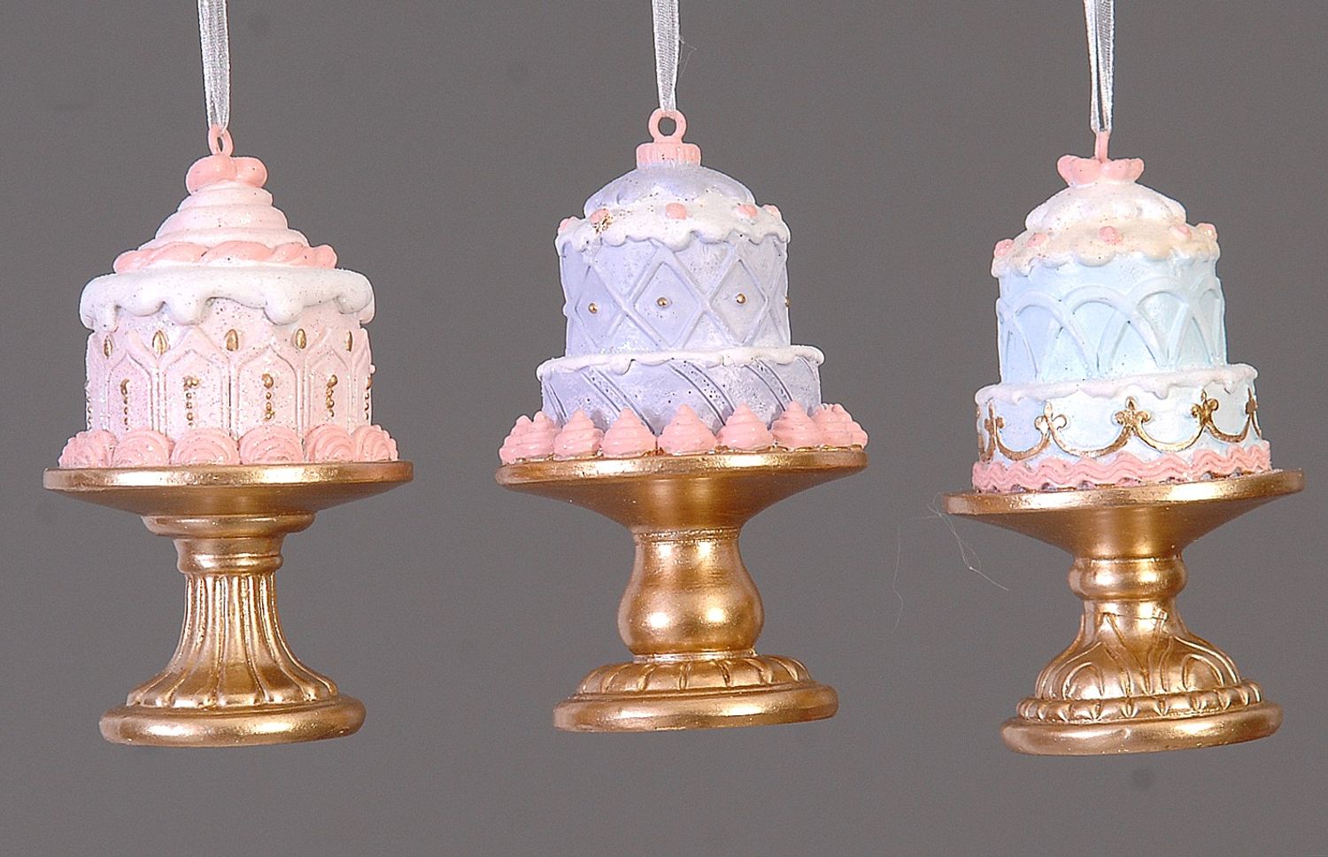  Pink,purple, blue cake stand hanging
