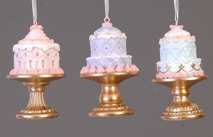  Pink,purple, blue cake stand hanging