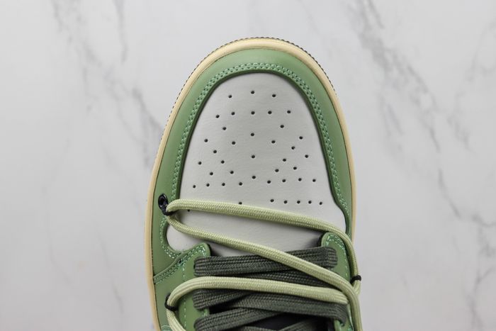 Custom Air Jordan 1 Low  FZBB  Green