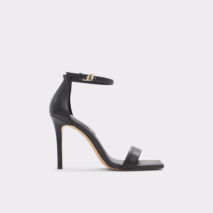 RENZA-1-black-Lady Dress Sandals