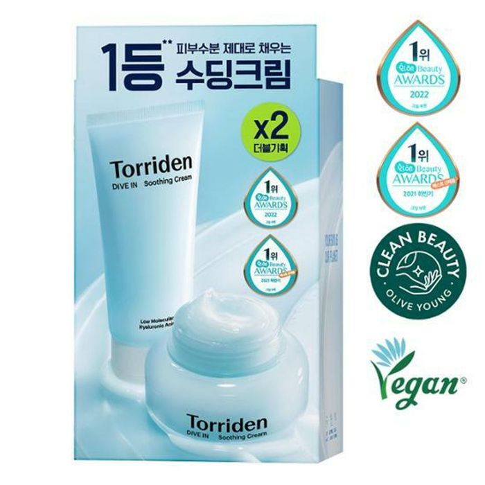 Torriden Dive-in Soothing Cream 100ml Double Pack