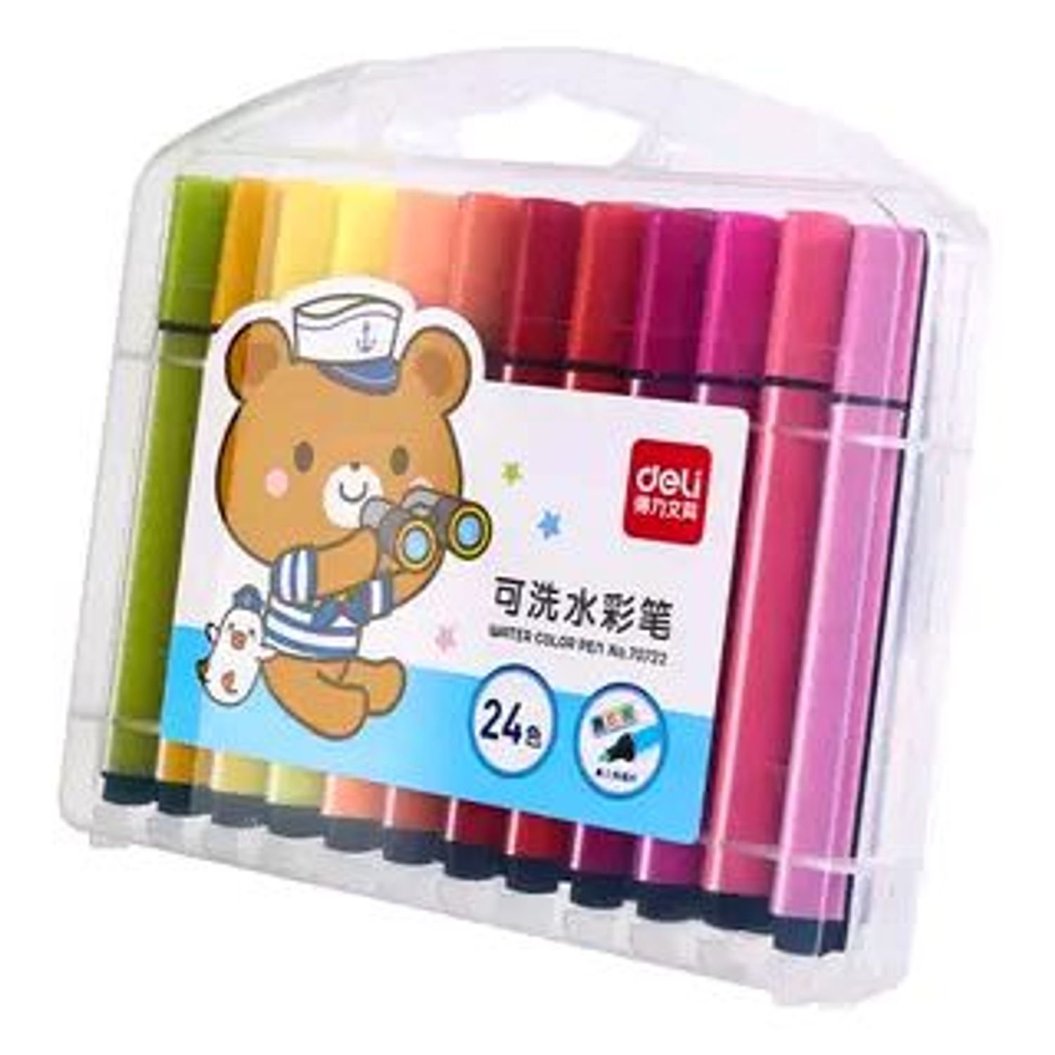 Фламастер Deli 70722 24өнгө 