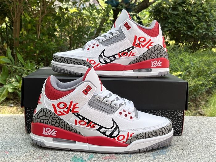 Air Jordan 3 OG “Fire Red”DIY Love