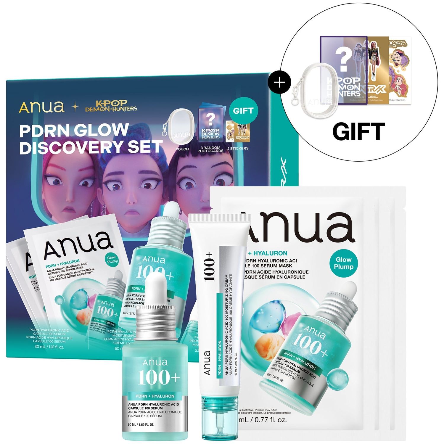 Anua PDRN Glow Skin Discovery Set 