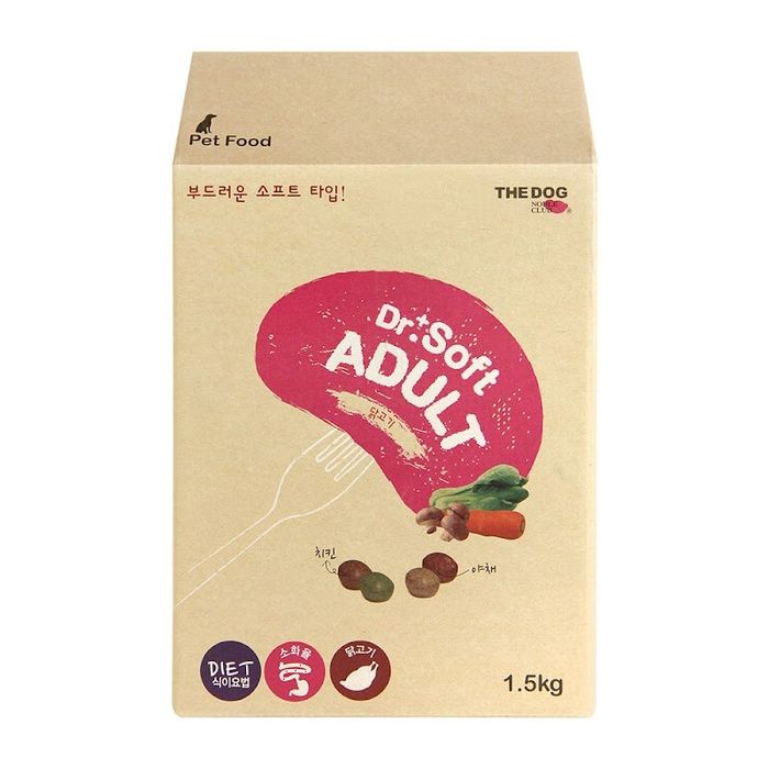 Dr. Soft Adult - Тахианы махтай зөөлөн хоол 1,5кг насанд хүрсэн нохойд
