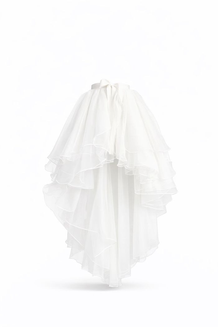 Давхар торон юбка / Цагаан / 