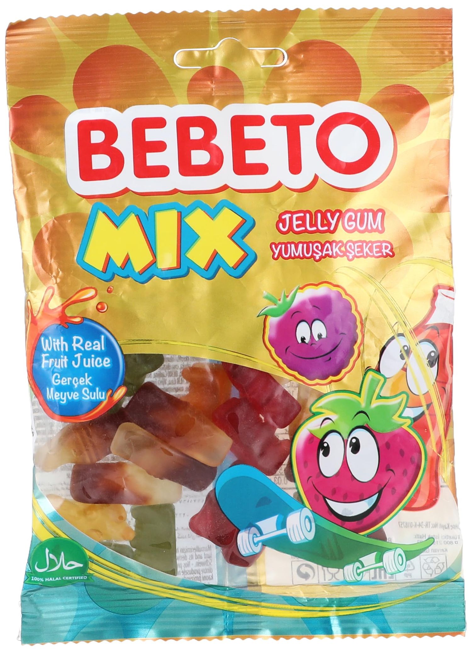Чихэр резинэн Bebeto 80гр