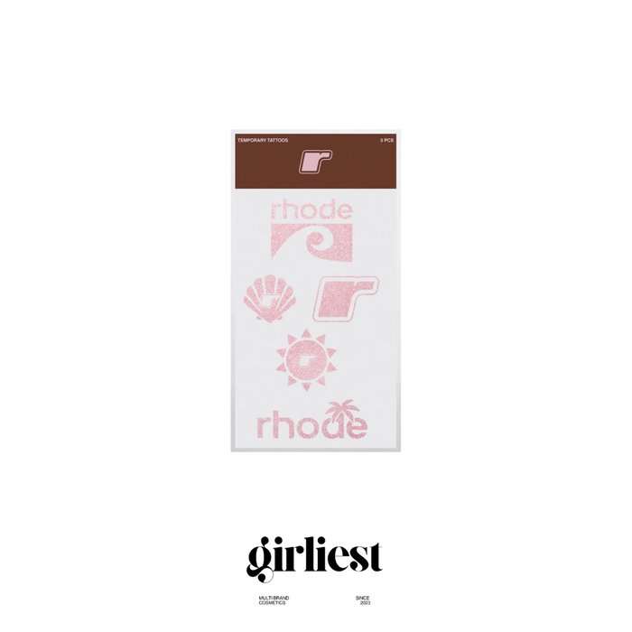 Rhode temporary tattoo 1 sheet