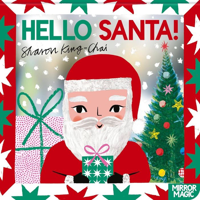 Hello Santa!: A Christmas search-and-find mirror book