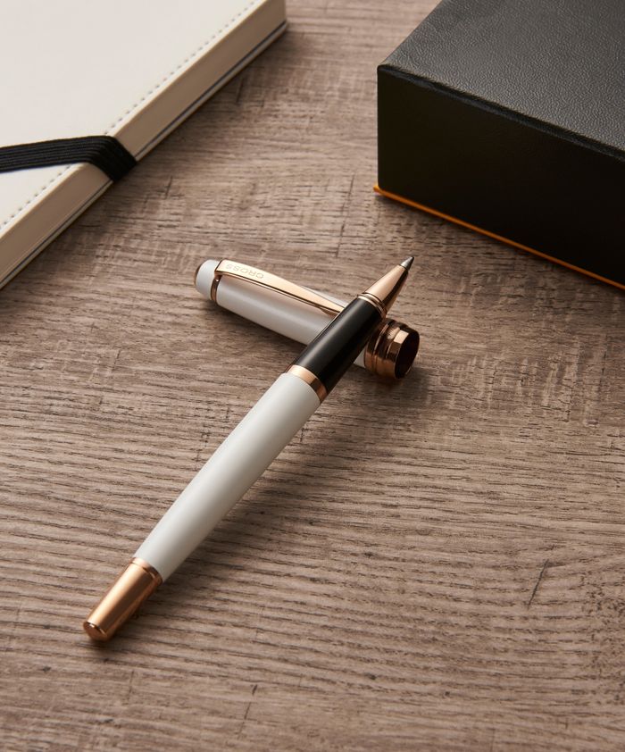 Bailey™ Pearlescent White Lacquer Ballpoint Pen