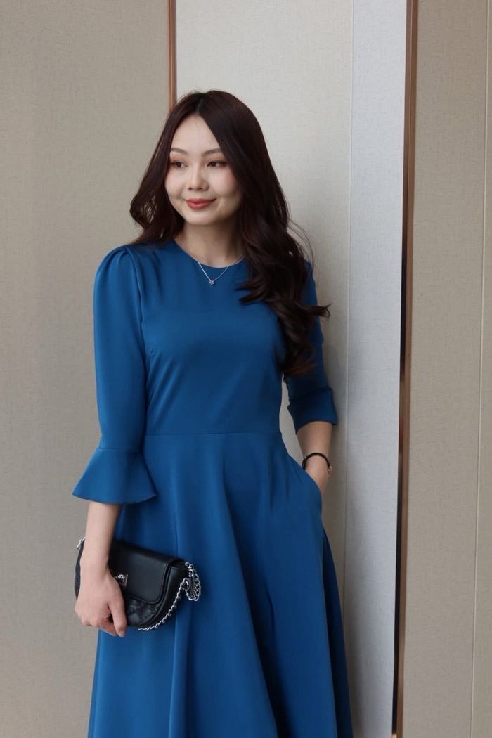 BLUE elegant DRESS 