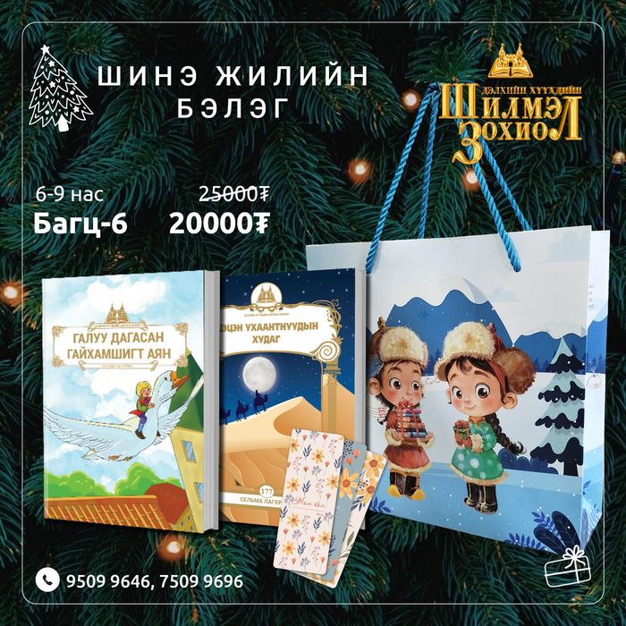 6-9 настай хүүхдийн шинэ жилийн бэлгийн багц 6