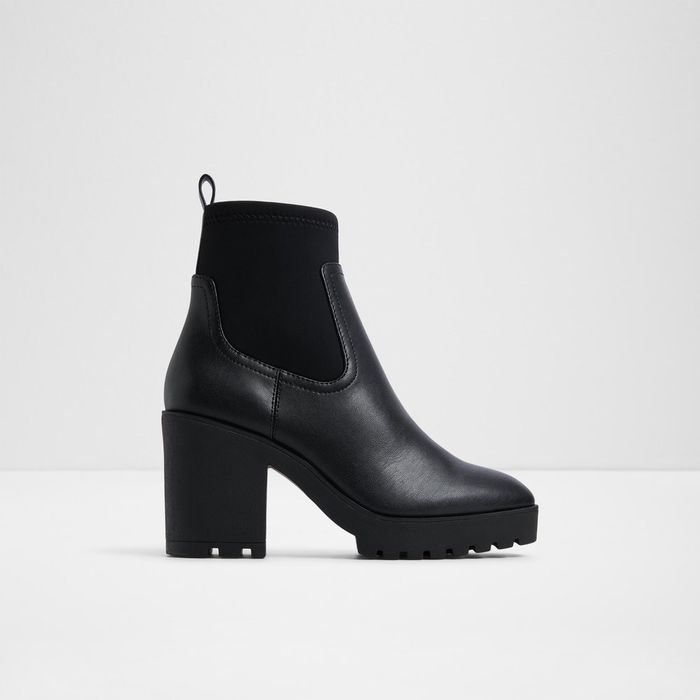 MARRGO-1-BLACK-Ladies Cas Boots