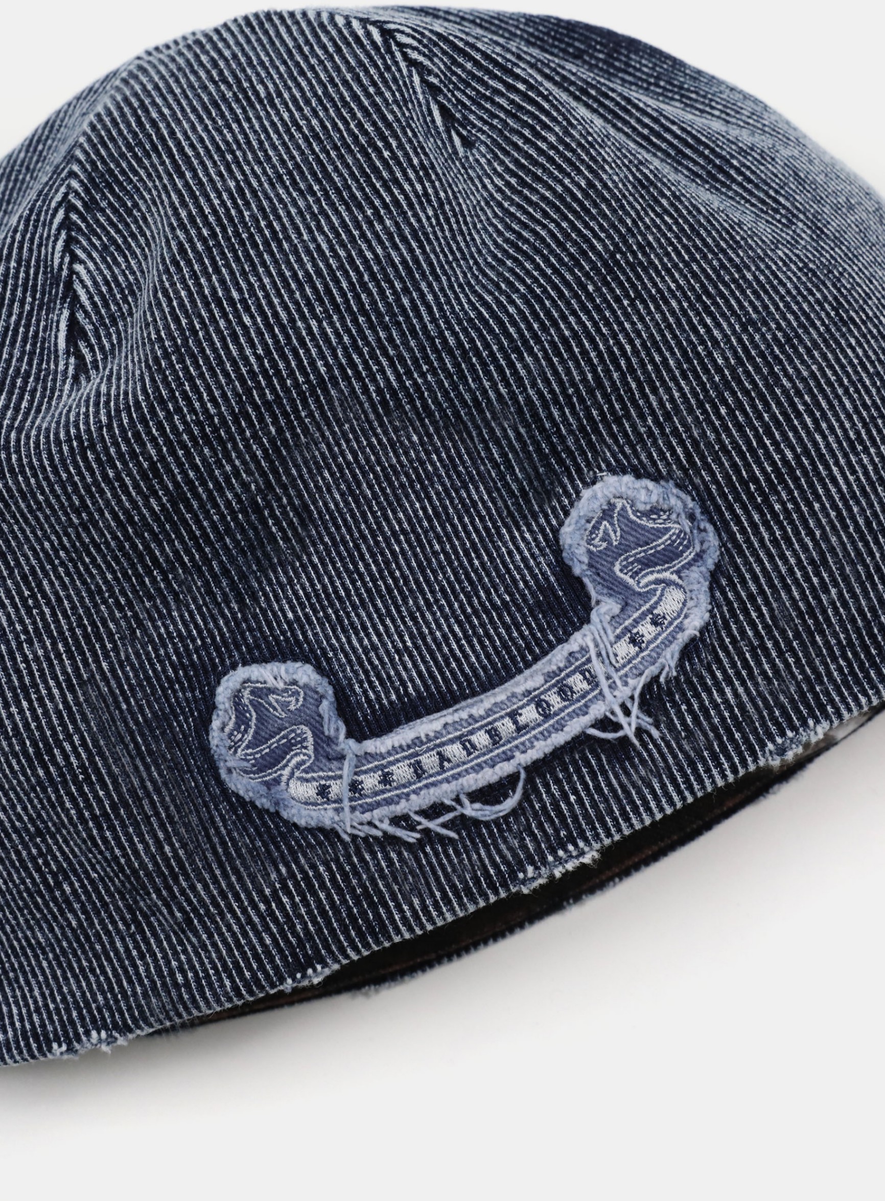 ◆BADBLOOD◆ Rusty Denim Beanie Blue w-hat25-001 Rusty Denim Beanie - Blue