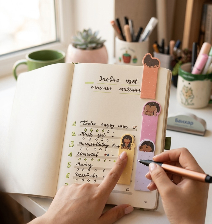 Банхар sticky note