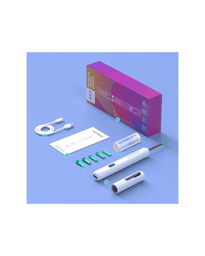 Ухаалаг чих цэвэрлэгч (LED гэрэл болон камертай)