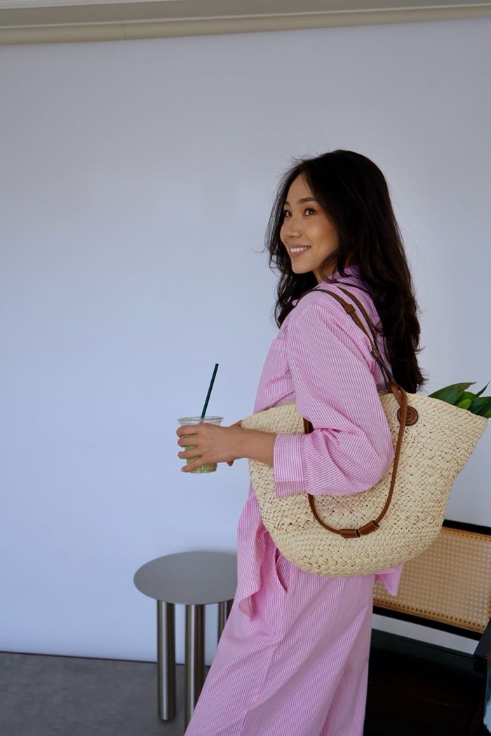 Pink Cotton Pant Set