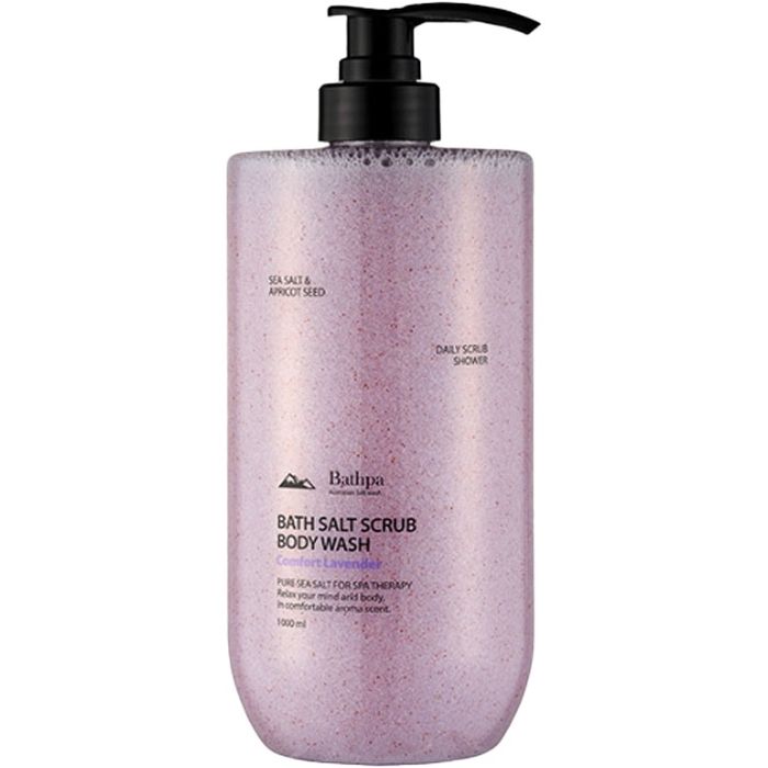 Bathpa Bath Salt Body Wash Comfort Lavender 1000ml