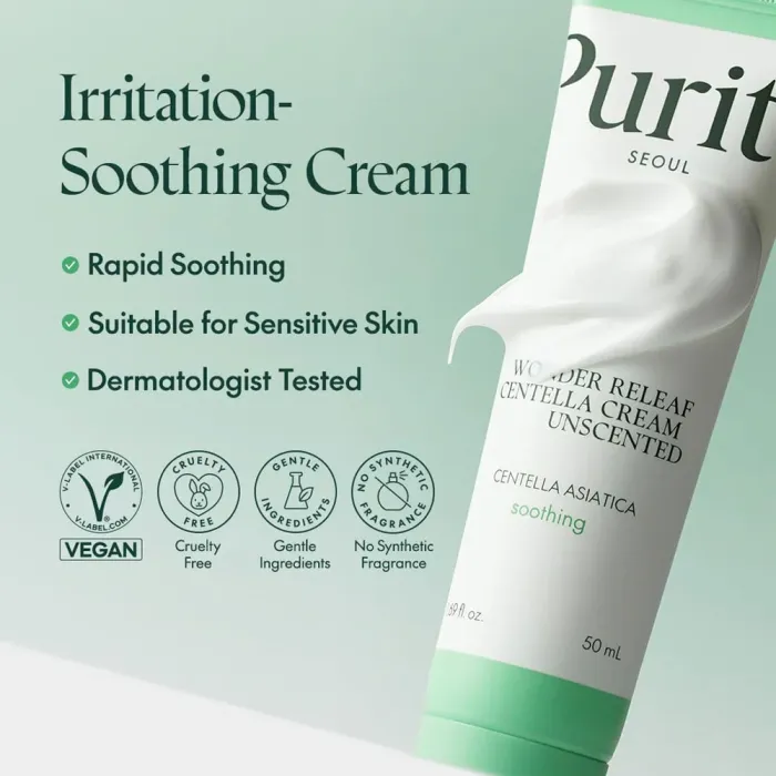 PURITO Wonder Releaf centella cream unscented - 50ml