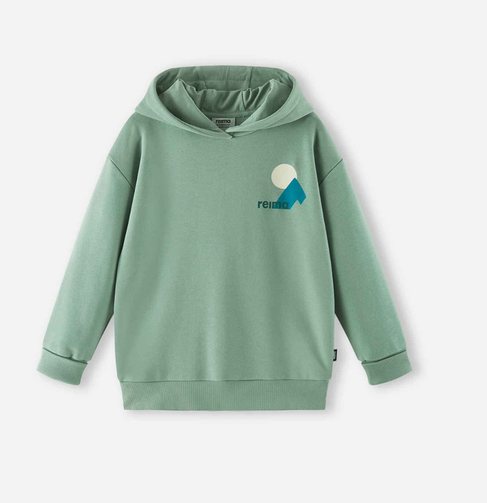 Hoodie,Huppis,Stone Green