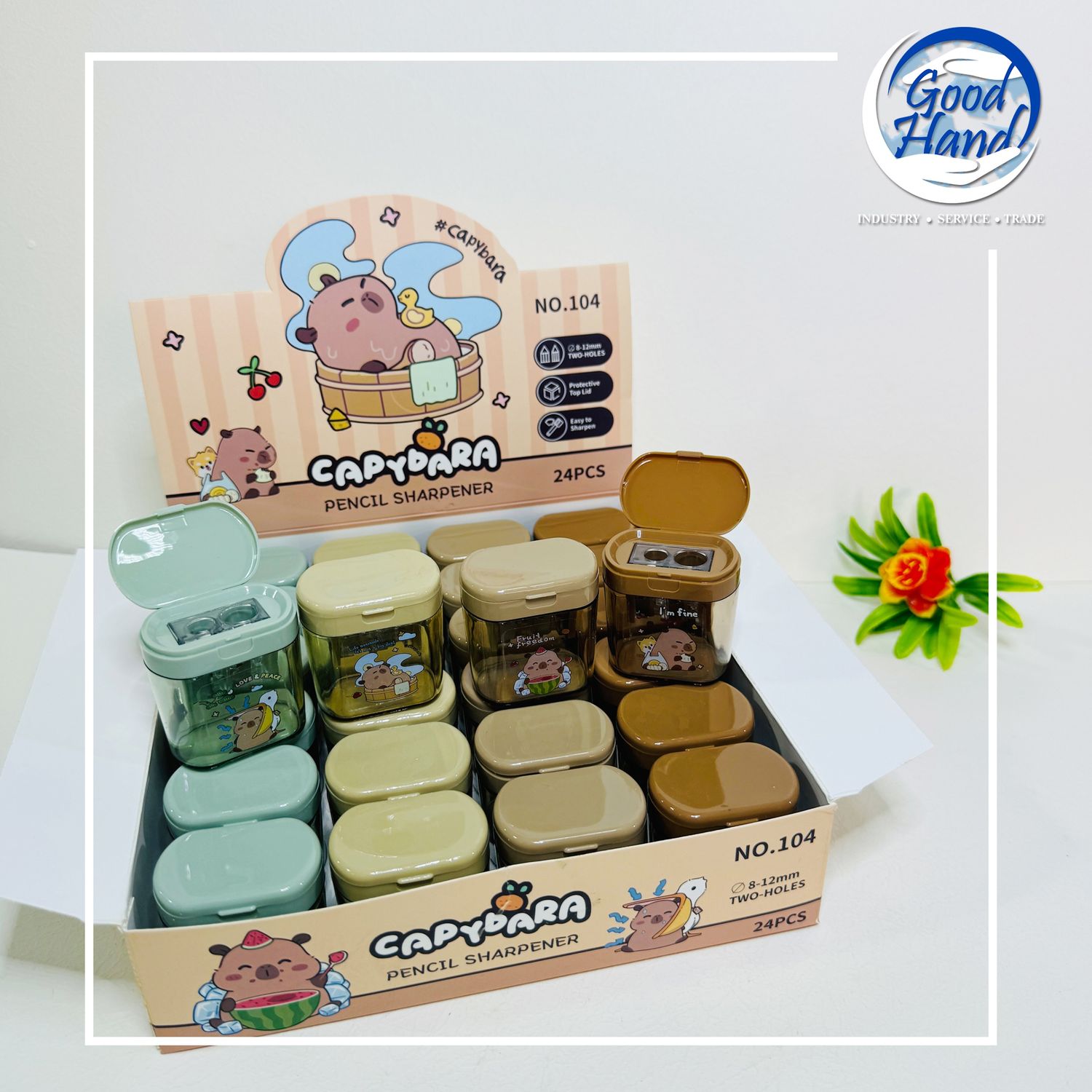 Харандаа үзүүрлэгч - хос, савтай 