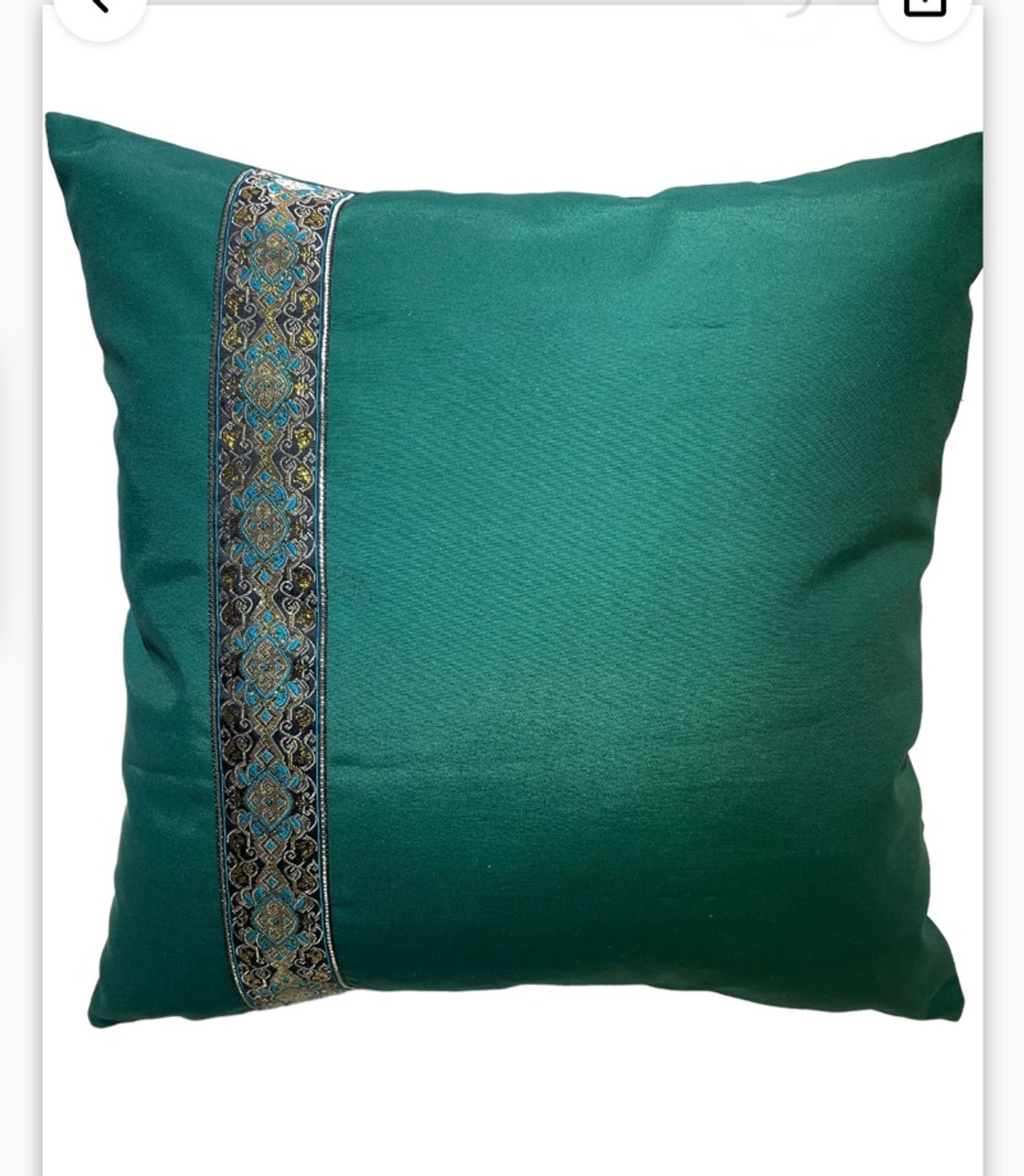 Туузтай хар ногоон дэр