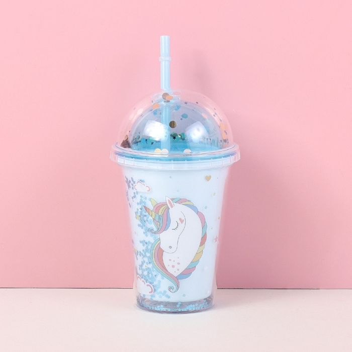 350ml/11.8fl.oz. Colorful Star Basic Plastic Cup (Blue)