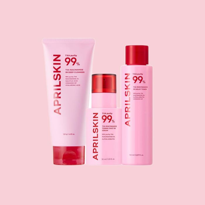 Aprilskin 99% TXA Niacinamide line