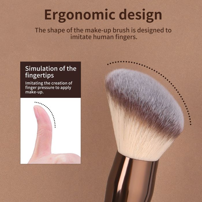 10pcs makeup brush with bag gold