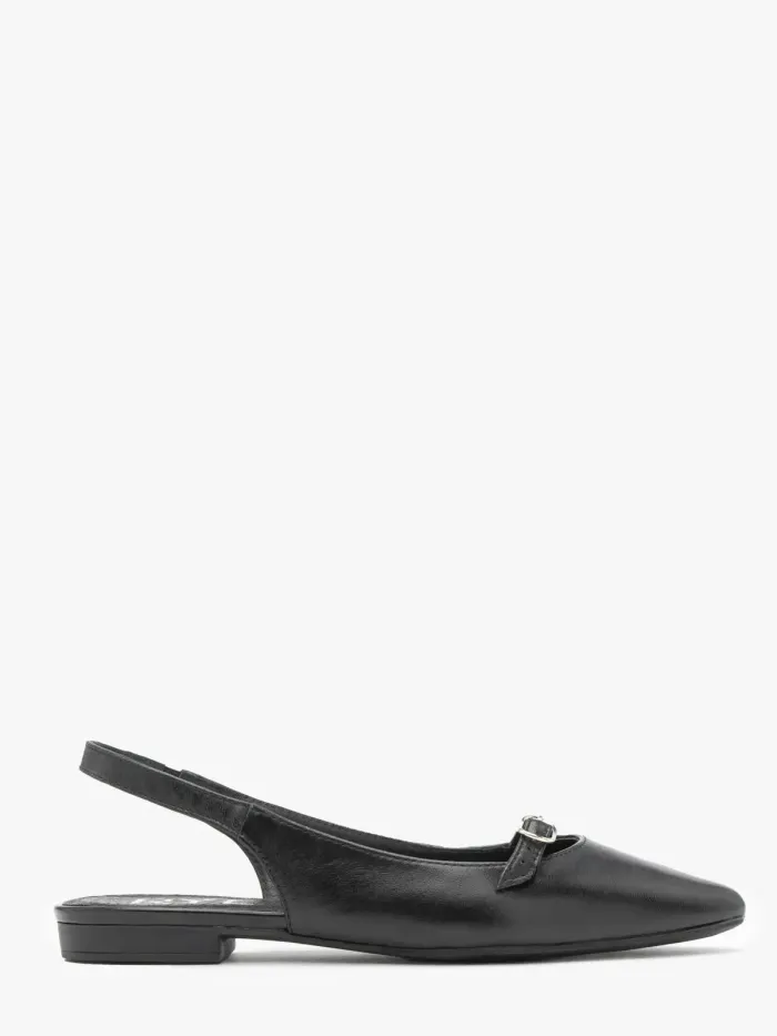 Black Slingback Ballet Flats