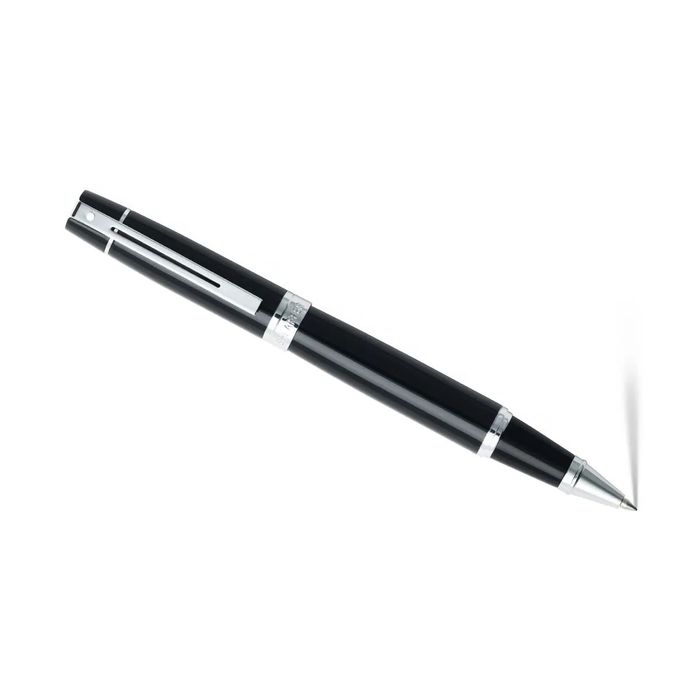 Sheaffer® 300 Glossy Black with Chrome Trims Rollerball Pen 