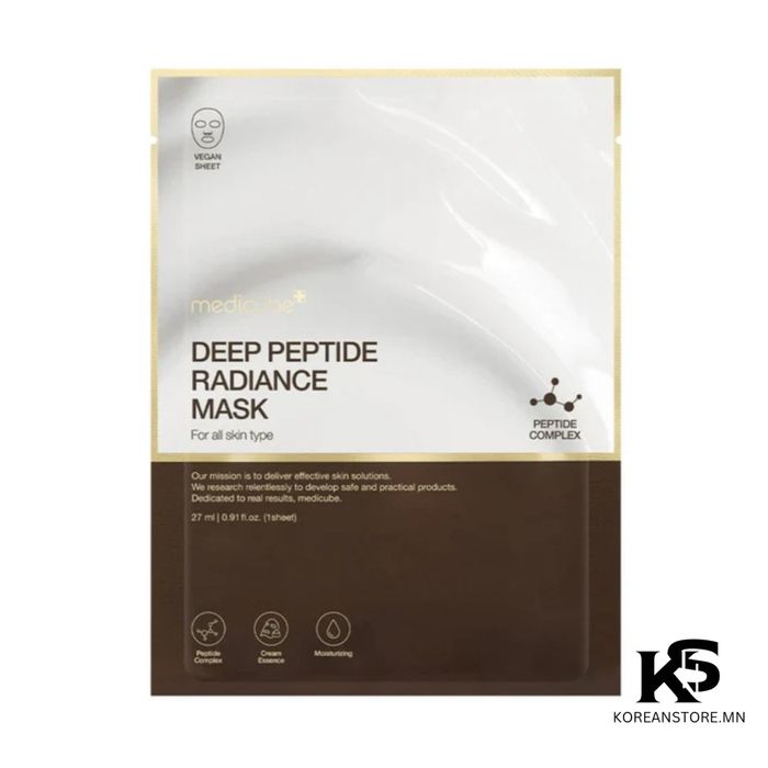 Medicube deep peptide radiance mask
