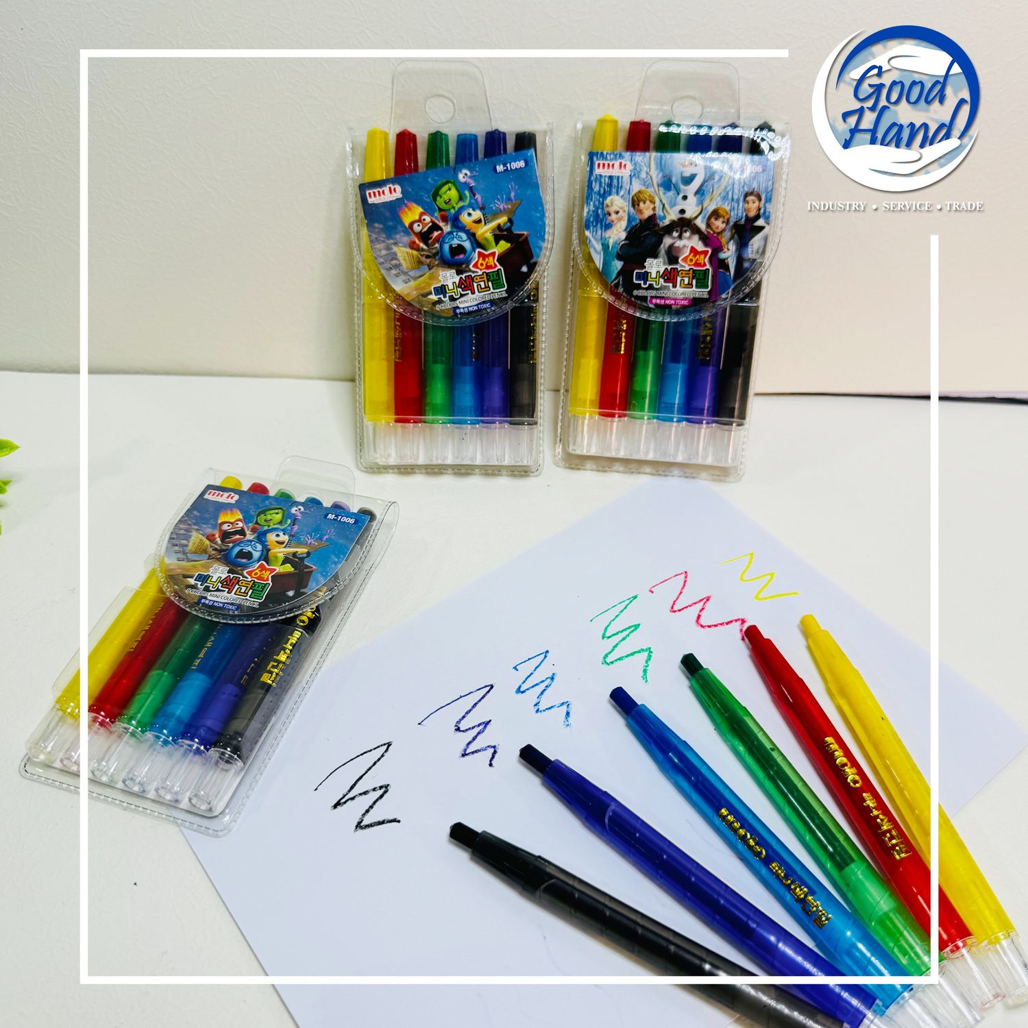 Тосон харандаа -6 өнгө 