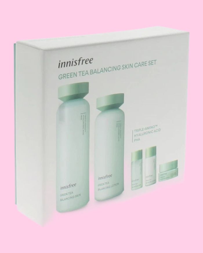 Innisfree greentea skin care set