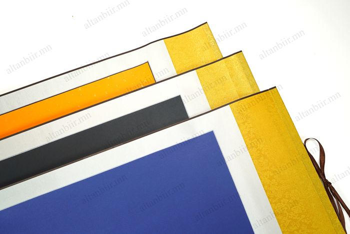 35x70 Шар хүрээ цагаан оруулгатай