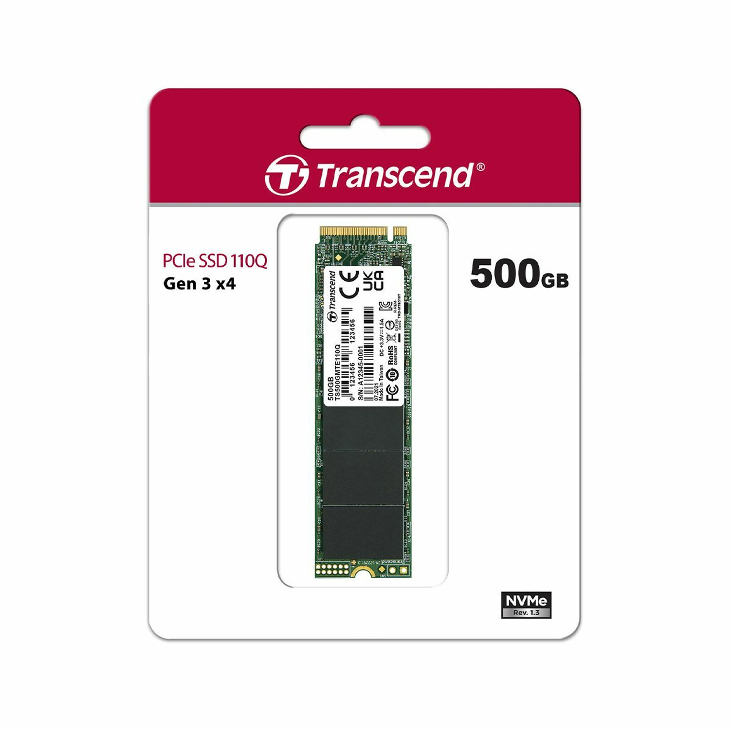 Transcend 110Q 500GB NVMe SSD