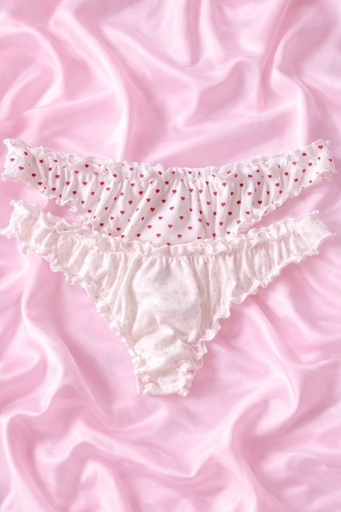 Heart cute panty 2ш set #1