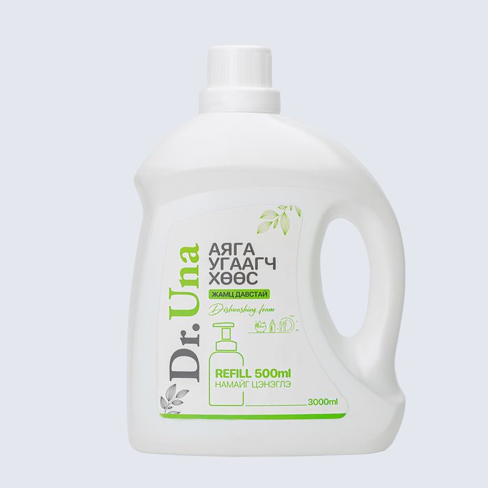 Др.Уна Аяга угаагч хөөс-3000мл