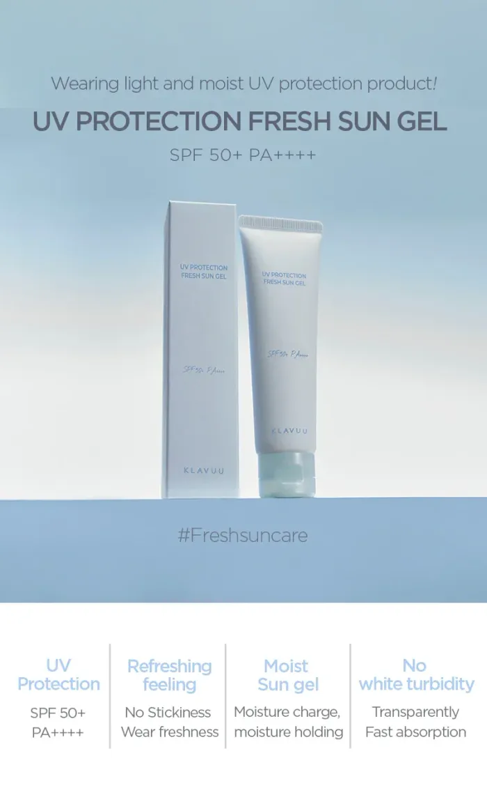 UV Protection fresh sun gel SPF50+ PA++++