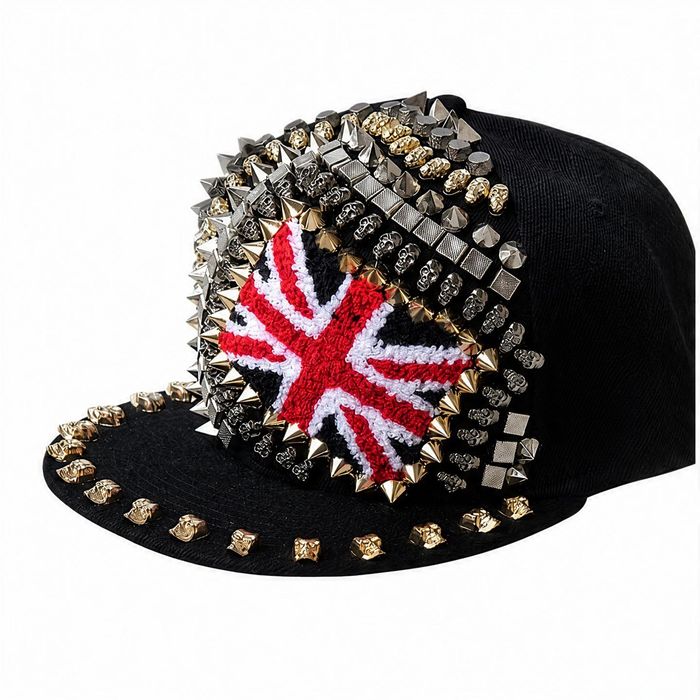 Union Skull Studded Cap
