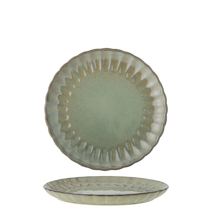 Чулуун хийцтэй саарал хоолны таваг Latina 