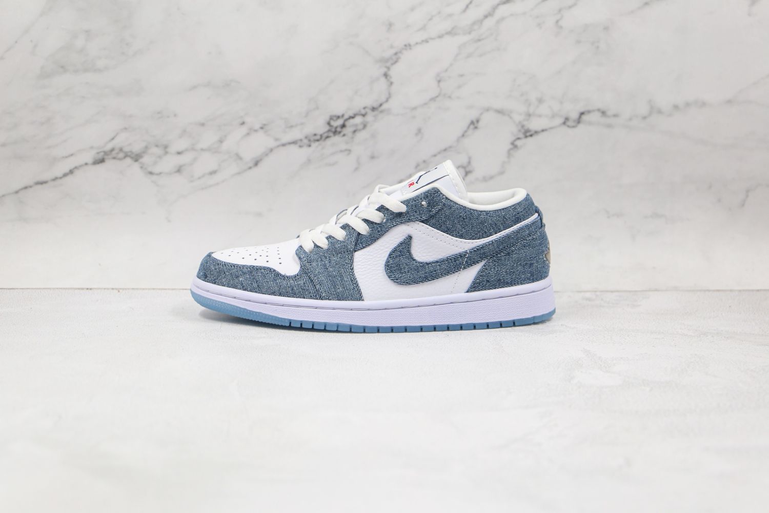 Jordan 1 Retro Low Canvas White Denim (Women's)