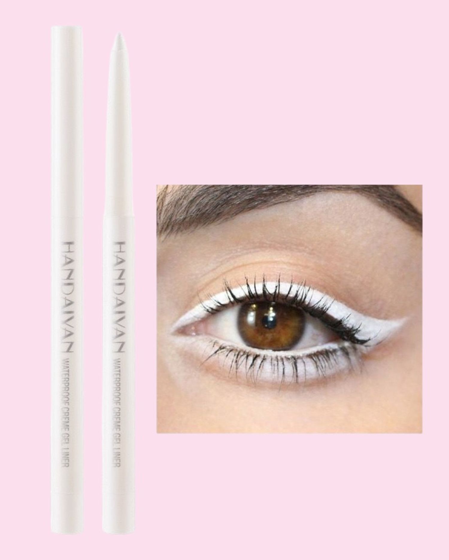 Нүдний харандаа цагаан